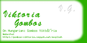 viktoria gombos business card